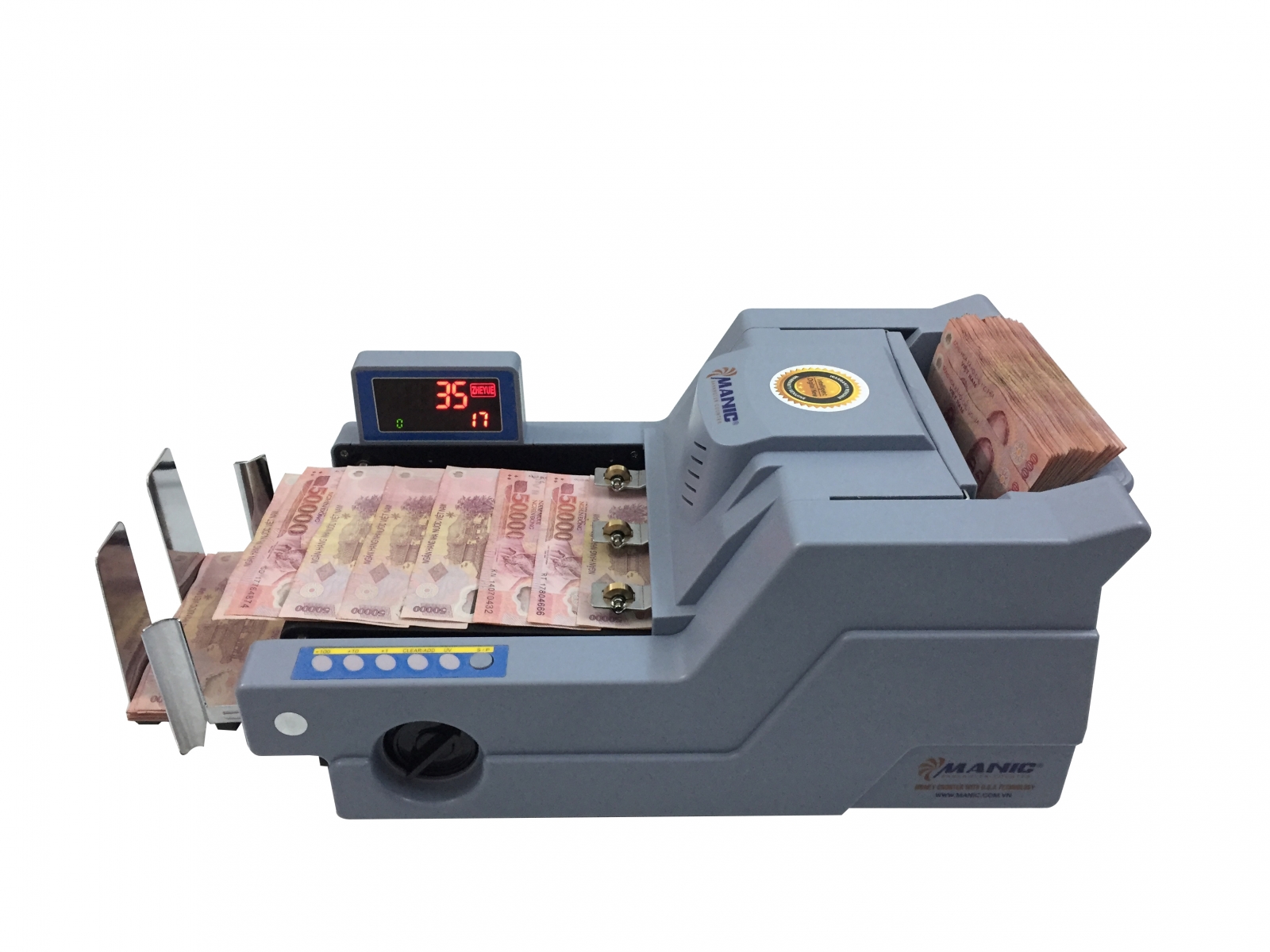 Máy đếm tiền MANIC B-900UV nhập khẩu chính hãng tốc độ đếm tiêu nhanh và chính xác,