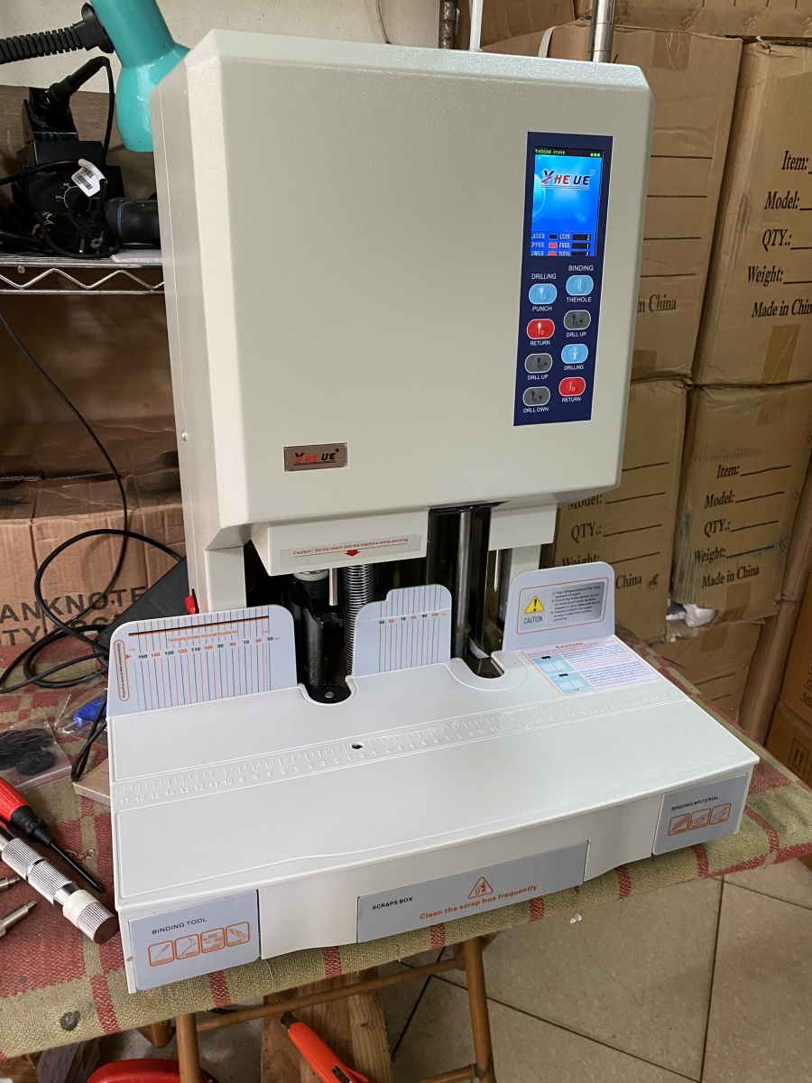 Máy khoan chứng từ HT-70 sử dụng ống nhựa 7mm- khoan tự động,độ chính xác cao