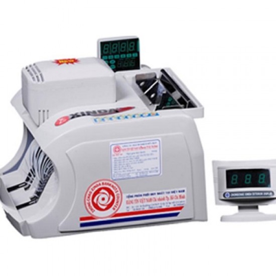 Máy đếm tiền XINDA 2166F trang bị nhiều công nghệ chống tiền giả