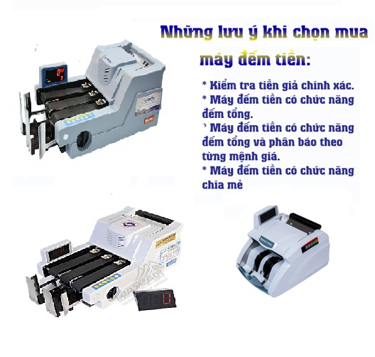 Tổng hợp những lưu ý khi mua máy đếm tiền