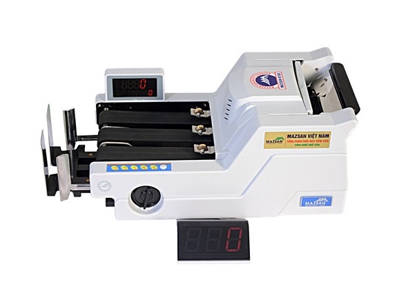 Máy đếm tiền Mazsan H155 máy đếm tiền chuyên dụng cho ngân hàng