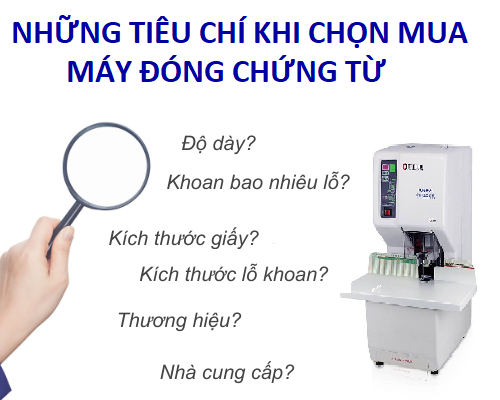 Bạn cần trang bị những kiến thức trước khi chọn mua máy đóng chứng từ