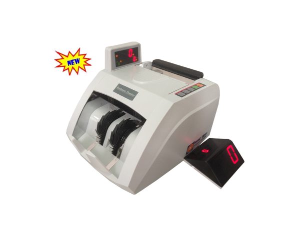 Máy đếm tiền hãng Manic có thiết kế sang trọng nhỏ gọn tiện lợi phù hợp với cả không gian làm việc nhỏ hẹp