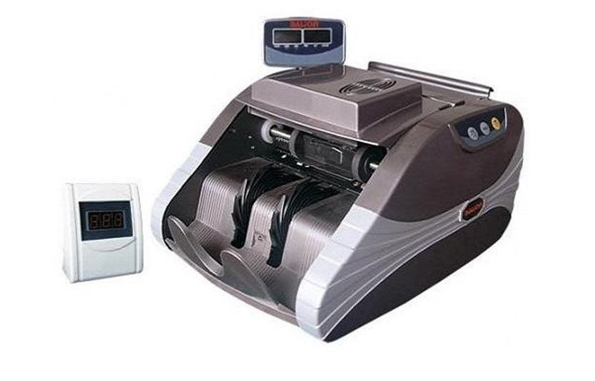 Máy đếm tiền mang thương hiệu Balion mang thiết kế vô cùng mới mẻ,sang trọng,phù hợp với mọi không gian