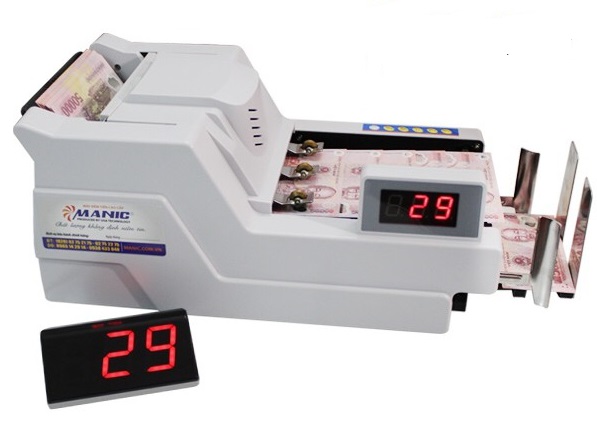 Máy đếm tiền Manic B-6868 với nhiều tính năng ưu điểm vượt trội được nhiều ngân hàng tin dùng