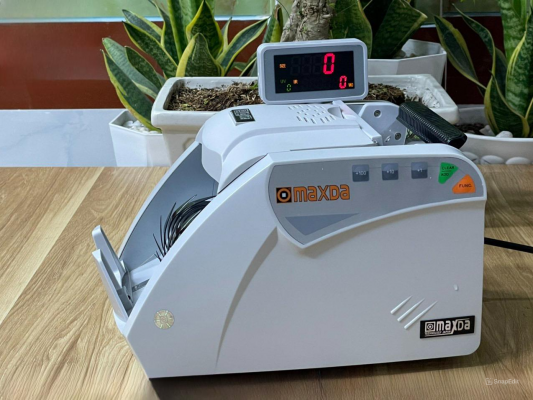 Máy Đếm Tiền Công Nghệ nhật bản MAXDA 2804