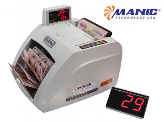 MÁY ĐẾM TIỀN MANIC B-9898